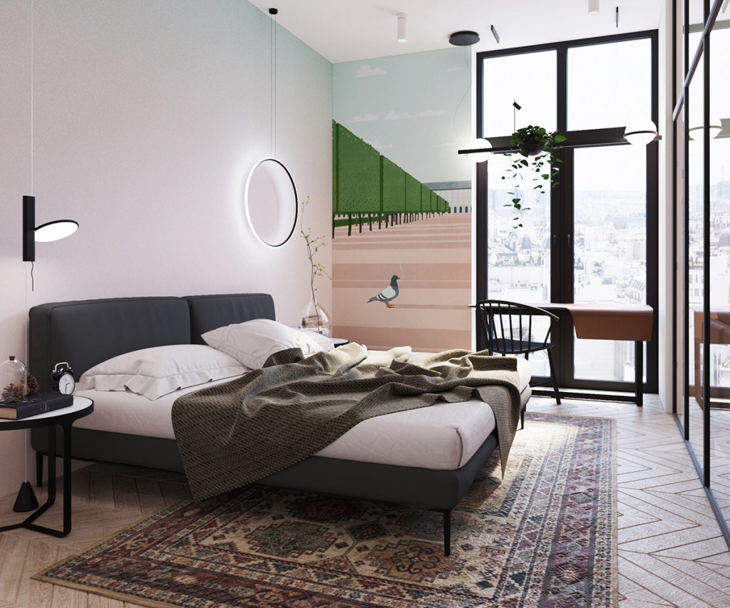 decorare aparament mic - studio