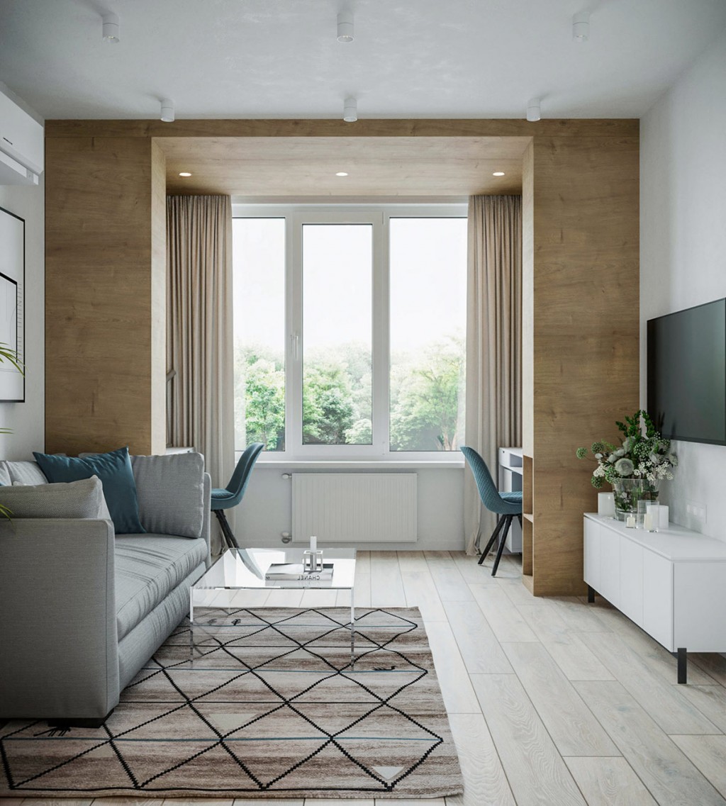 decorare aparament mic - studio