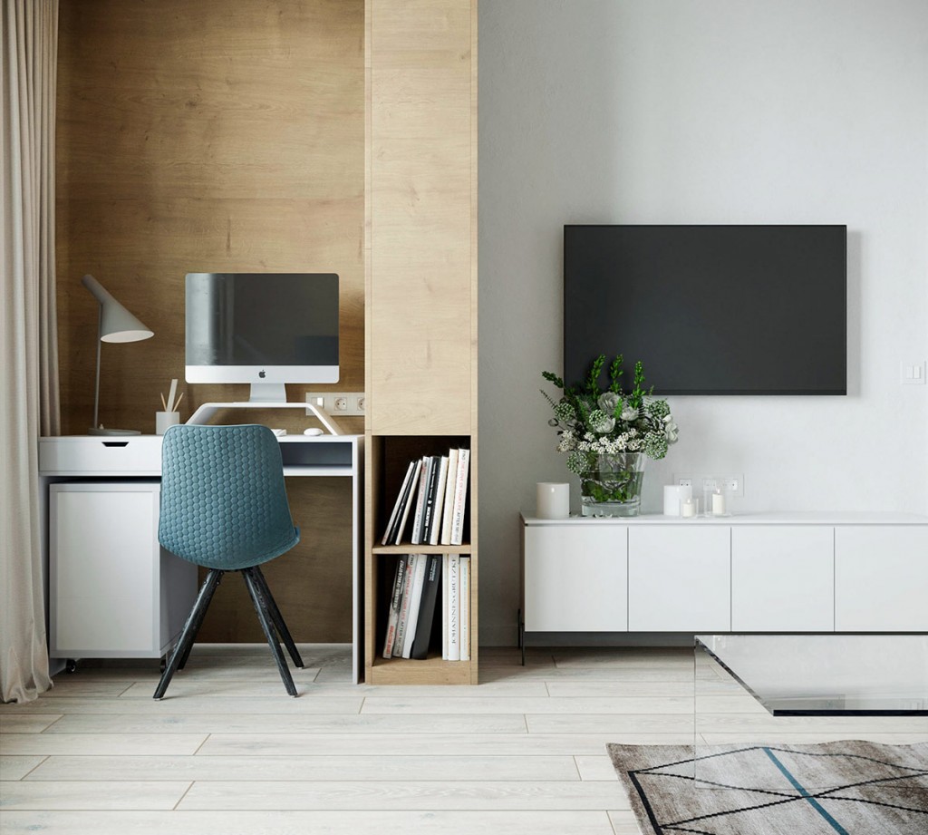 decorare aparament mic - studio