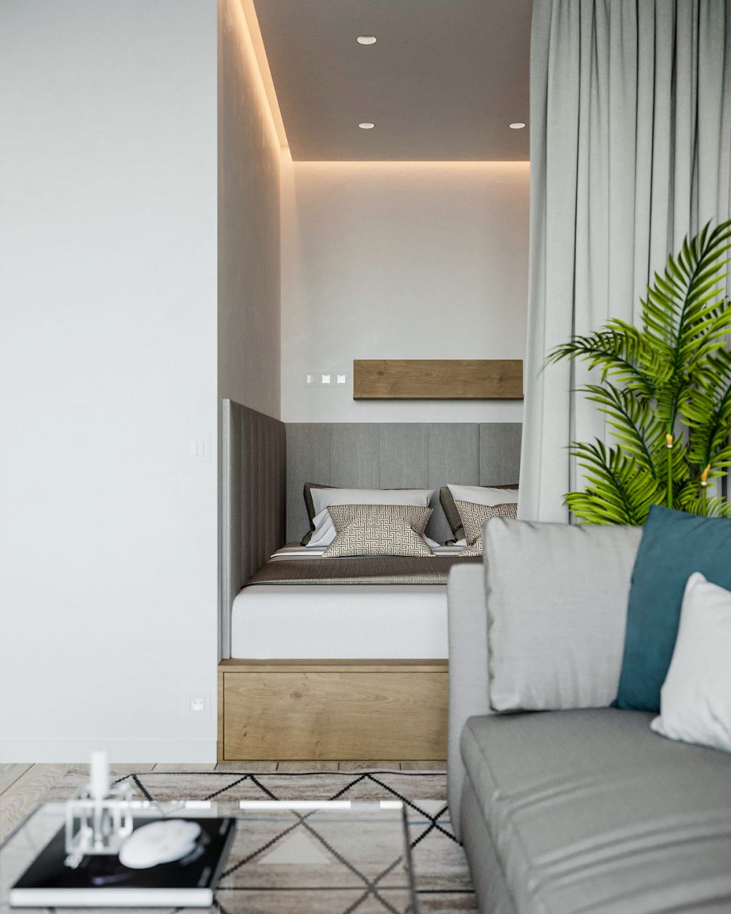 decorare aparament mic - studio