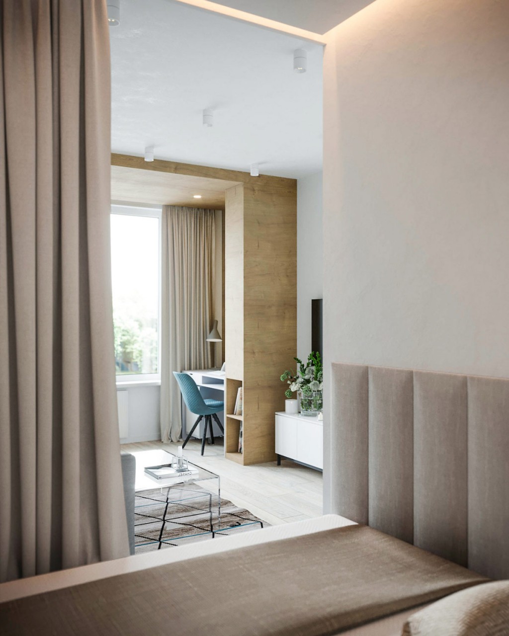 decorare aparament mic - studio