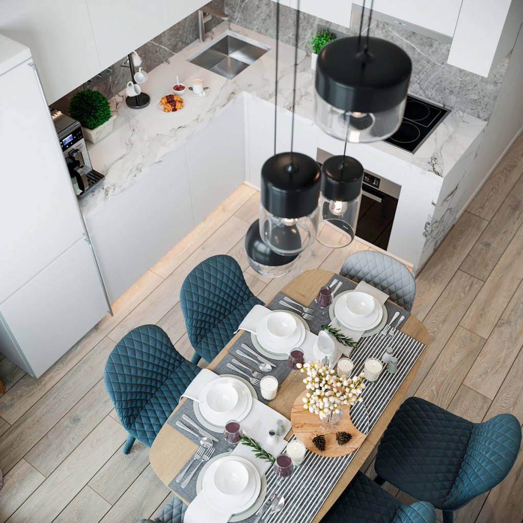 decorare aparament mic - studio