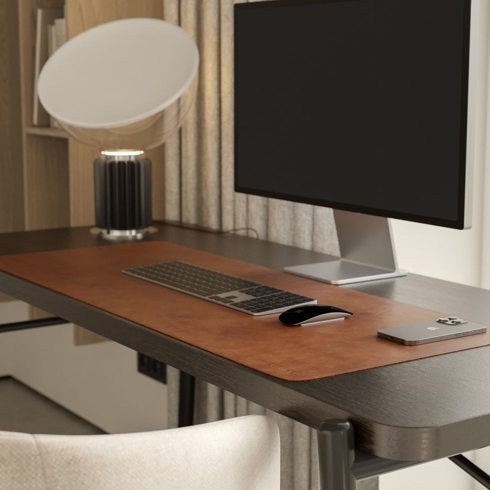 Covoras de birou din piele Froot Wood