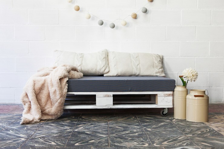 ANETO puf paleti 120x80cm ECOdECO Mobilier Mobilier in stil rustic gradini